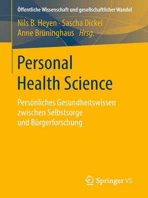 cover image of Personal Health Science